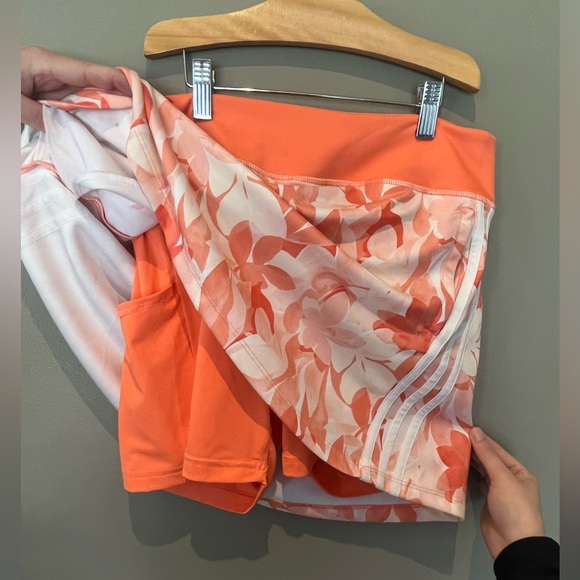 Adidas exclusive “our fairway floral collection” performance skort & top - Picture 13 of 15